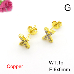 Fashion Copper Earrings  F6E403414baka-L035