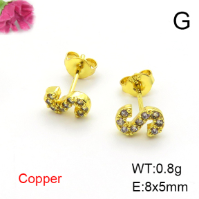 Fashion Copper Earrings  F6E403428baka-L035