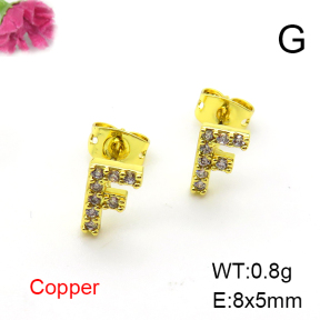 Fashion Copper Earrings  F6E403435baka-L035