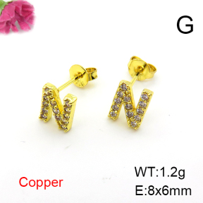Fashion Copper Earrings  F6E403436baka-L035