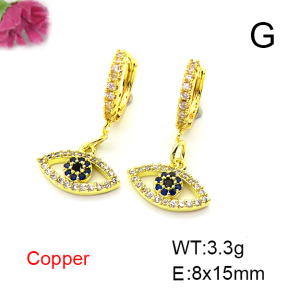 Fashion Copper Earrings  F6E403439vbpb-L035