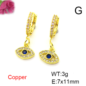 Fashion Copper Earrings  F6E403441bbov-L035