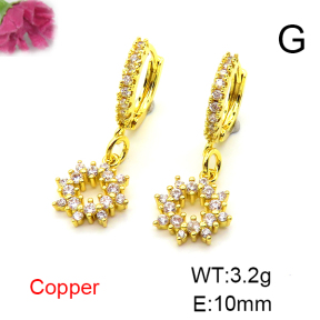 Fashion Copper Earrings  F6E403442bbov-L035