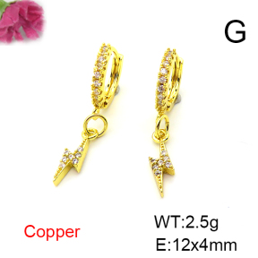 Fashion Copper Earrings  F6E403447vbnb-L035