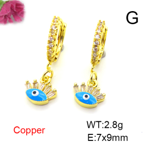 Fashion Copper Earrings  F6E403449bbov-L035