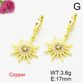 Fashion Copper Earrings  F6E403487bbml-L035