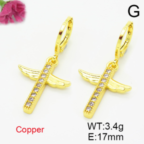 Fashion Copper Earrings  F6E403488vbmb-L035
