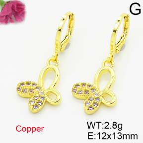 Fashion Copper Earrings  F6E403493vbmb-L035