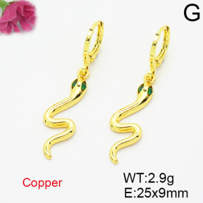 Fashion Copper Earrings  F6E403503vbmb-L035