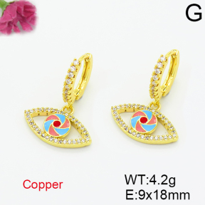 Fashion Copper Earrings  F6E403528bvpl-L035