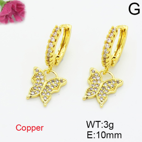 Fashion Copper Earrings  F6E403535bbov-L035