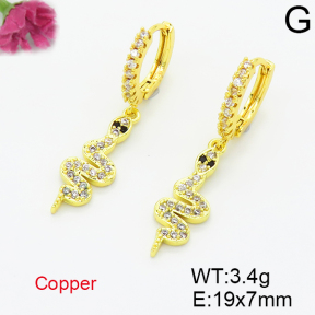 Fashion Copper Earrings  F6E403537bbov-L035