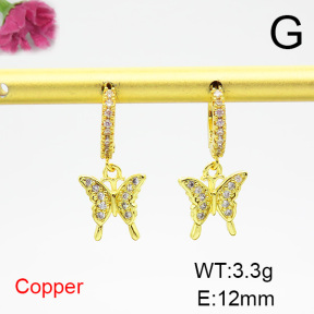 Fashion Copper Earrings  F6E403815bbov-L035