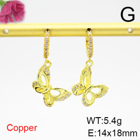 Fashion Copper Earrings  F6E403817bbov-L035