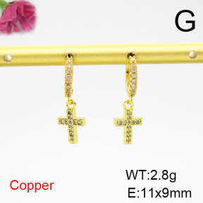 Fashion Copper Earrings  F6E403818bbov-L035