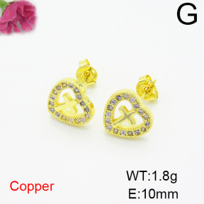 Fashion Copper Earrings  F6E403821vbll-L035