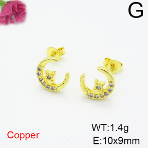 Fashion Copper Earrings  F6E403824ablb-L035