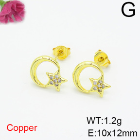 Fashion Copper Earrings  F6E403825ablb-L035
