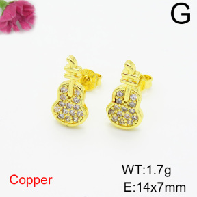 Fashion Copper Earrings  F6E403826vbmb-L035
