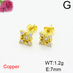 Fashion Copper Earrings  F6E403829ablb-L035