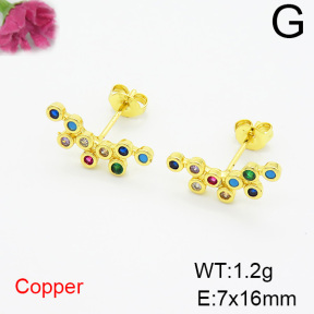 Fashion Copper Earrings  F6E403830ablb-L035
