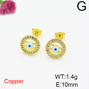 Fashion Copper Earrings  F6E403840bbml-L035