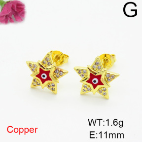 Fashion Copper Earrings  F6E403841bbml-L035