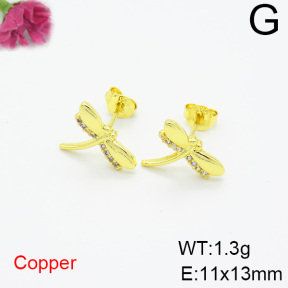 Fashion Copper Earrings  F6E403843ablb-L035