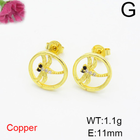 Fashion Copper Earrings  F6E403845ablb-L035
