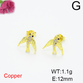 Fashion Copper Earrings  F6E403847ablb-L035