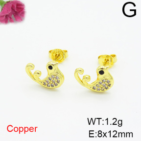 Fashion Copper Earrings  F6E403849ablb-L035