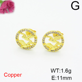 Fashion Copper Earrings  F6E403850vbll-L035
