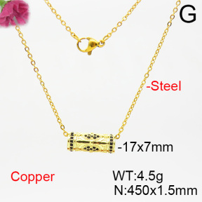 Fashion Copper Necklace  F6N403763bblp-L035