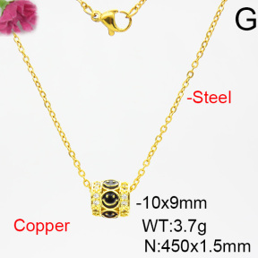 Fashion Copper Necklace  F6N403769bblo-L035