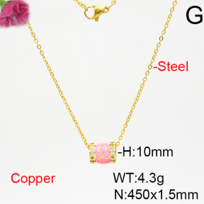 Fashion Copper Necklace  F6N403772bbmj-L035