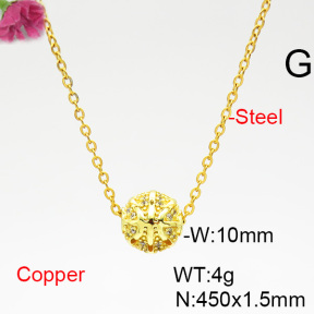 Fashion Copper Necklace  F6N403792bbln-L035