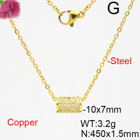 Fashion Copper Necklace  F6N403810bblo-L035