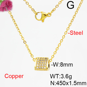 Fashion Copper Necklace  F6N403811bblo-L035