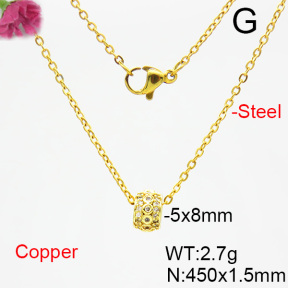 Fashion Copper Necklace  F6N403816bblj-L035