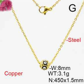 Fashion Copper Necklace  F6N403838vbll-L035
