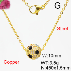 Fashion Copper Necklace  F6N403840vbnb-L035