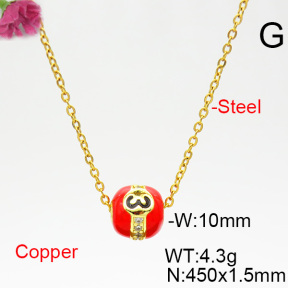 Fashion Copper Necklace  F6N403846bblj-L035