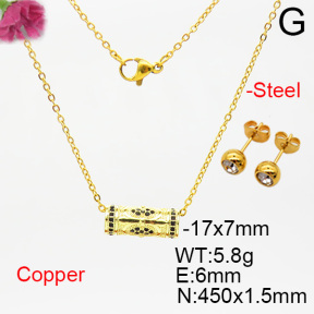 Fashion Copper Sets  F6S003550bbnk-L035