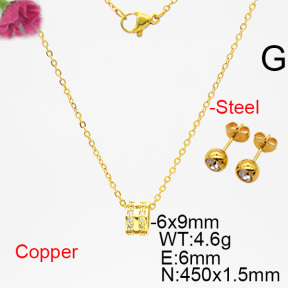 Fashion Copper Sets  F6S003578abmm-L035