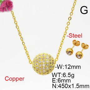 Fashion Copper Sets  F6S003608abol-L035