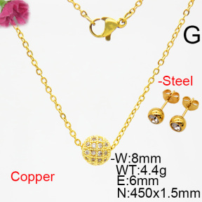 Fashion Copper Sets  F6S003609bbmi-L035