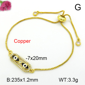 Fashion Copper Bracelet  F7B300789vbnb-L035