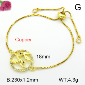 Fashion Copper Bracelet  F7B401293bbml-L035
