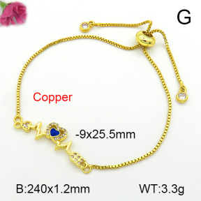Fashion Copper Bracelet  F7B401294bbml-L035