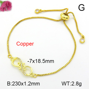 Fashion Copper Bracelet  F7B401301vbll-L035